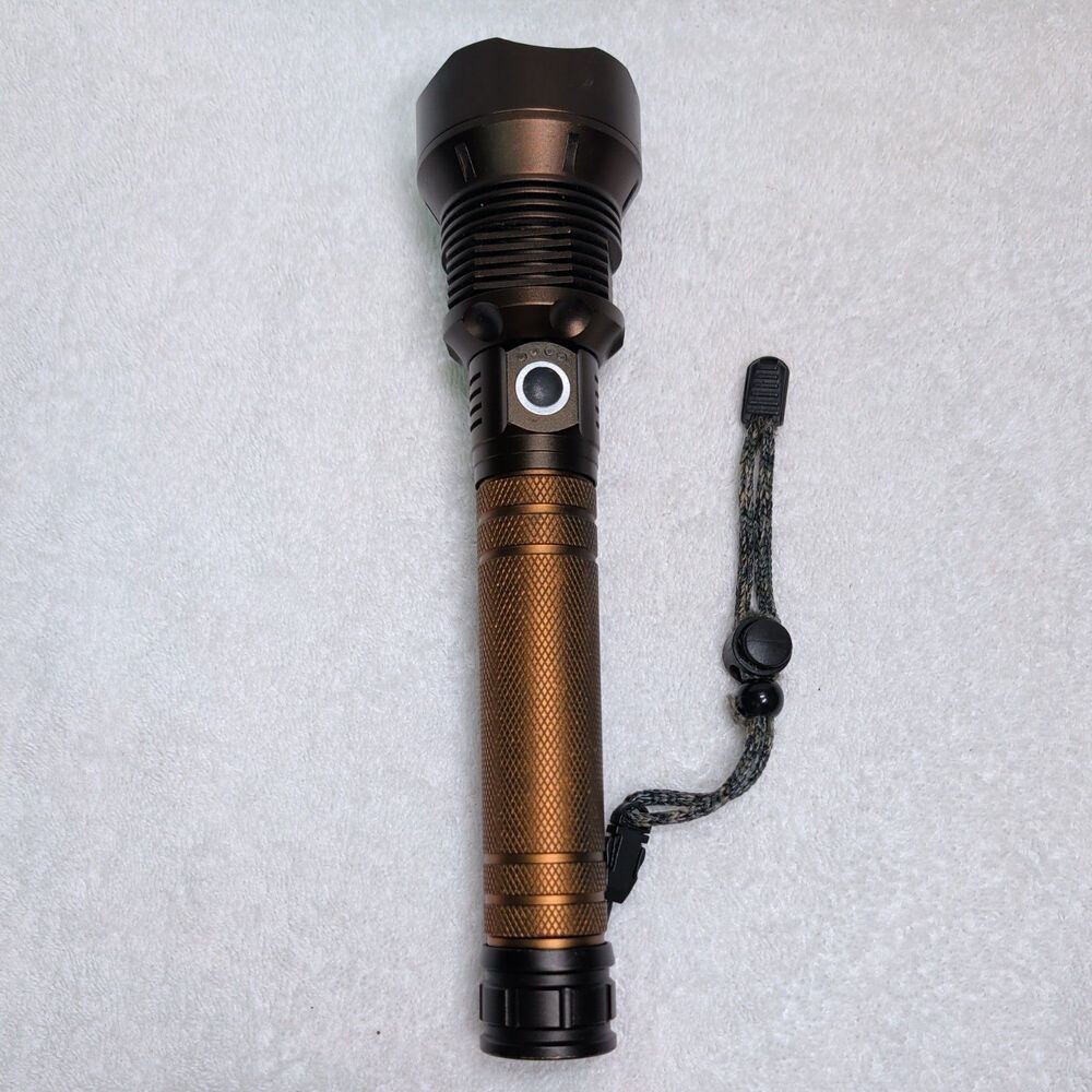 USB Rechargeable LED Flashlight High Power Zoom Torch